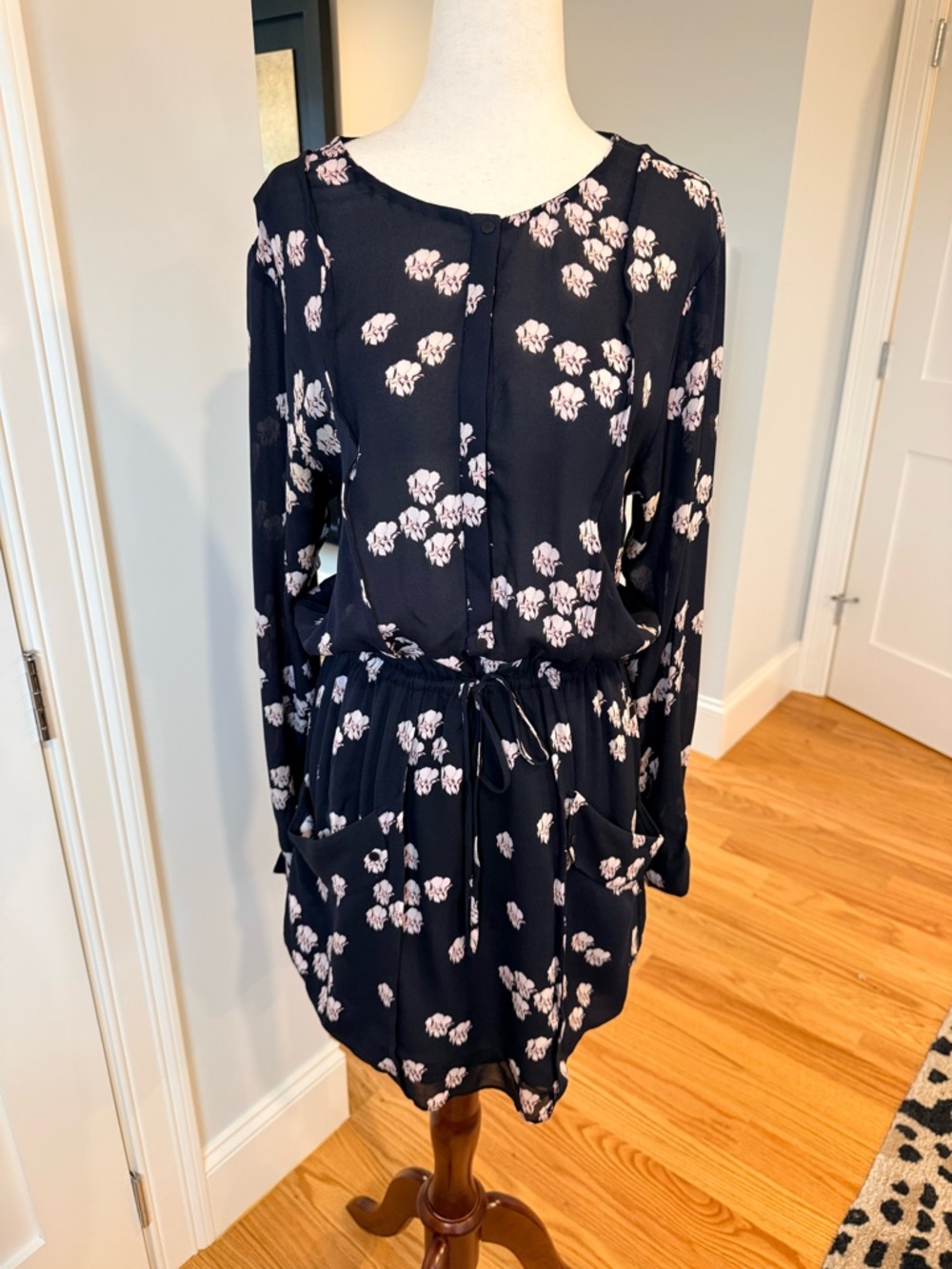 A.L.C. Semi-sheer Silk Minidress